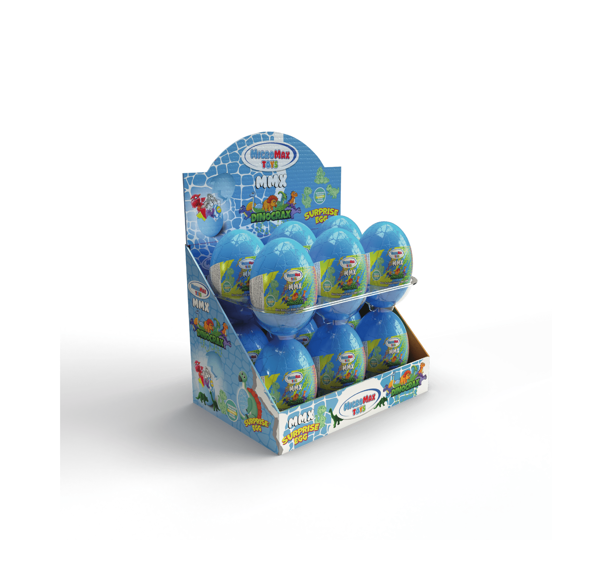 DİNOCRAX ÇATLAK YUMURTA MAVİ resmi